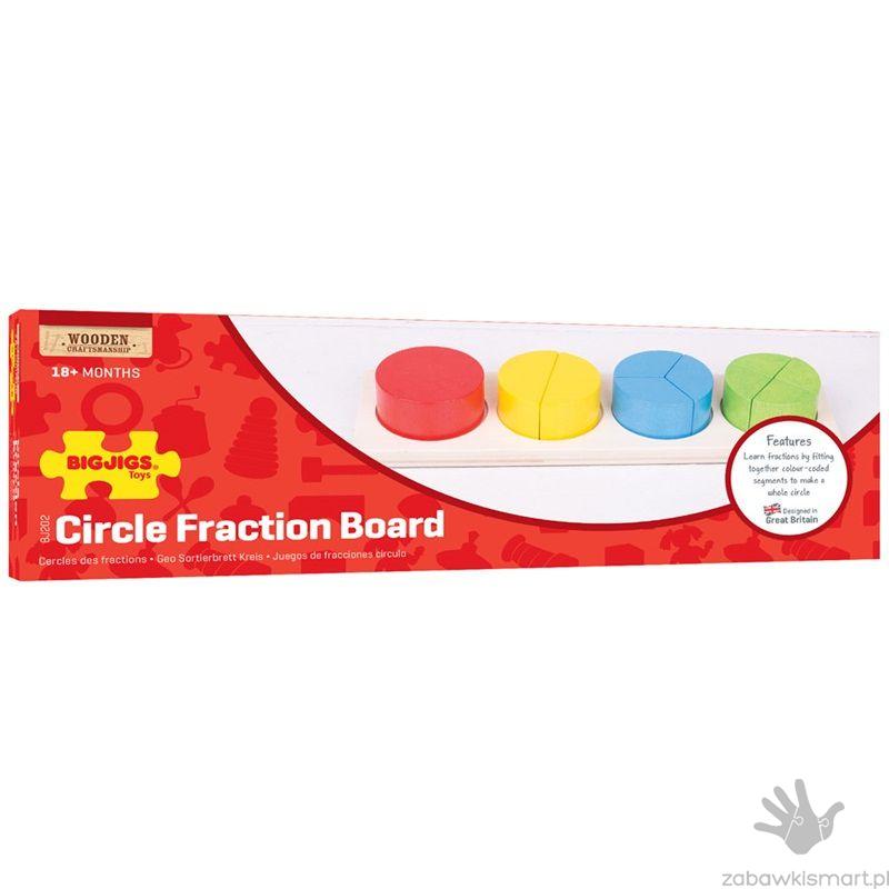 Układanka do nauki ułamków Small Foot (Legler) - obrazek 4