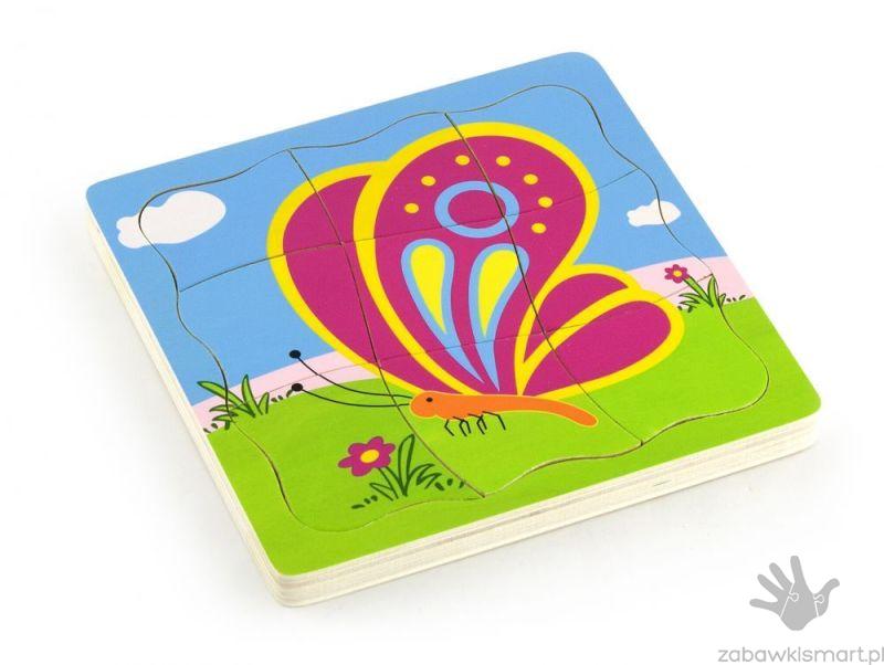 Układanka warstwowa Viga- Motyl - obrazek 2