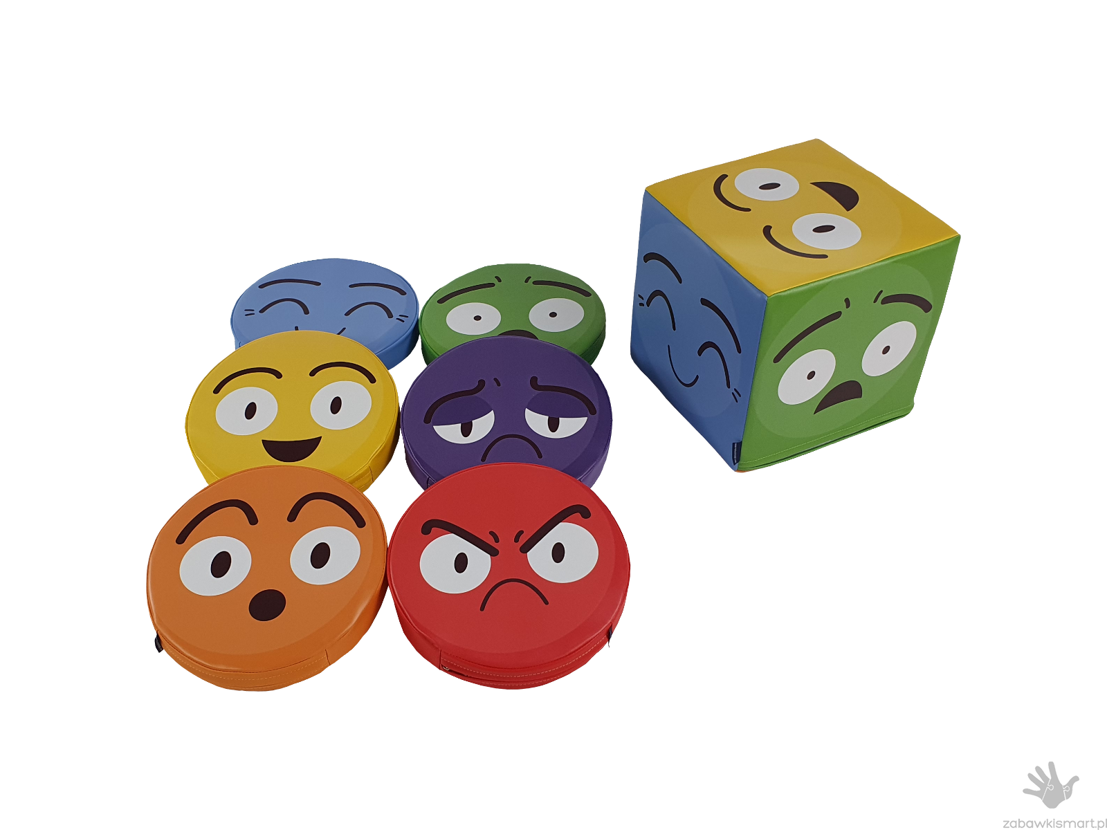 Kształtki rehabilitacyjne EMOCJE- zestaw 7 szt. - obrazek 2