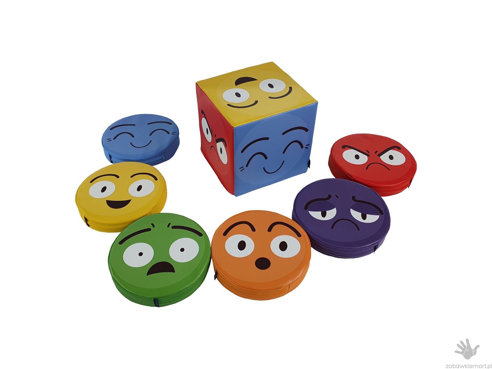 Kształtki rehabilitacyjne EMOCJE- zestaw 7 szt.