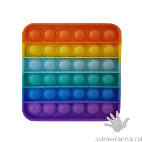 Tęczowe PUSH POP IT BUBBLE- kwadratowe