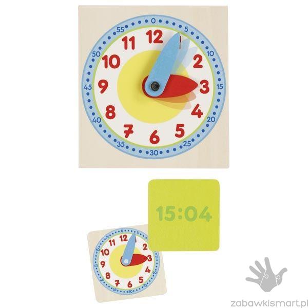 Zegar w skrzyneczce z tabliczkami- Goki - obrazek 2