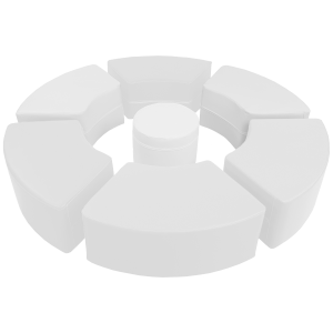 Zestaw Fala biała- kształtka rehabilitacyjna