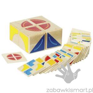 Układanka sześcienna Goki- klocki KUBUS