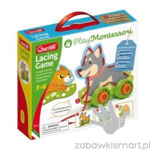 Montessori- Wiązanka sznurowanka Quercetti - Zwierzątka