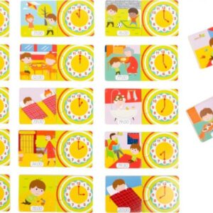 Puzzle edukacyjne- Która godzina?