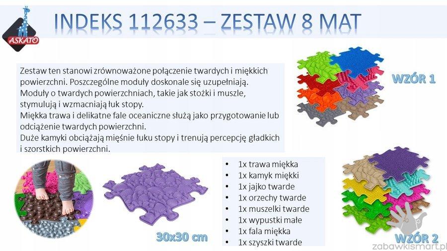 Podłogowa mata ortopedyczna- zestaw 8 szt. - obrazek 4