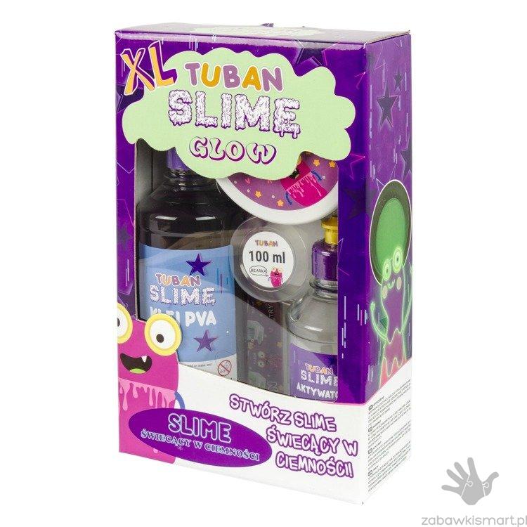 Zestaw XL Super Slime TUBAN- GLOW IN THE DARK