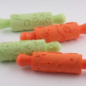 Wałki gumowe Anthony Peters- zestaw 4 szt. (wzory retro)