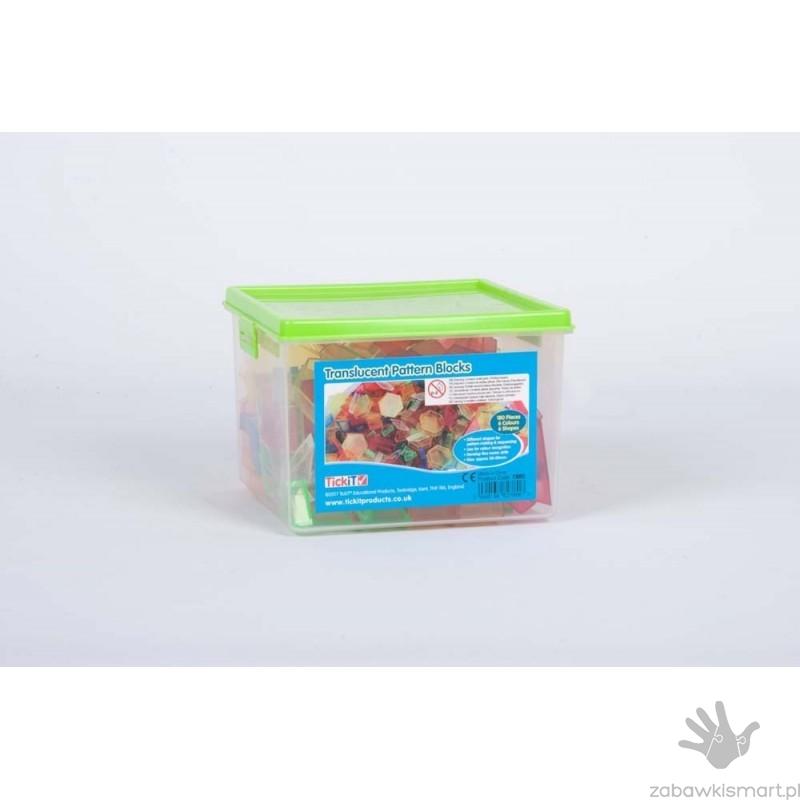 Zestaw przeźroczystych brył geometrycznych- TickiT - obrazek 3