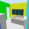 Projekt sali o powierzchni około 16 m²- wersja podstawowa - obrazek 4