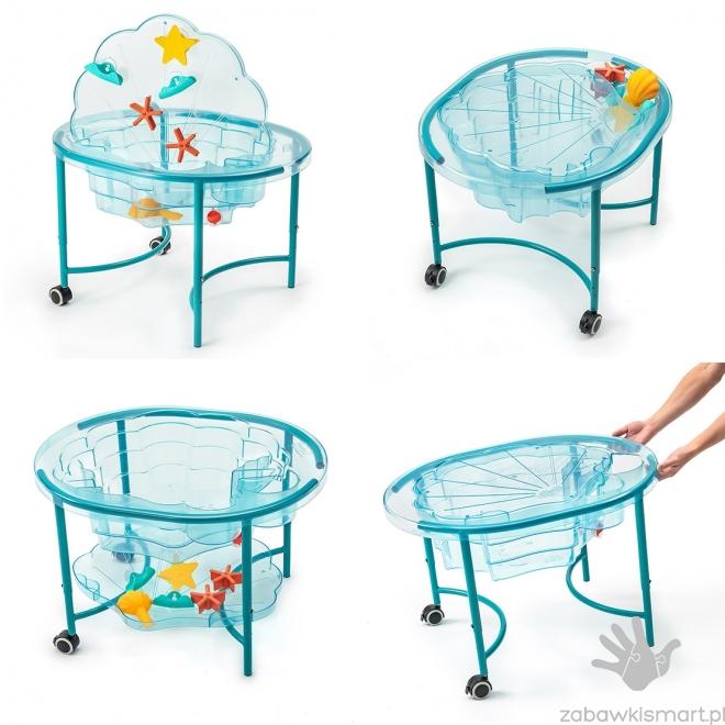 Stolik z akcesoriami do piasku i wody- Sand and water clam Weplay - obrazek 7