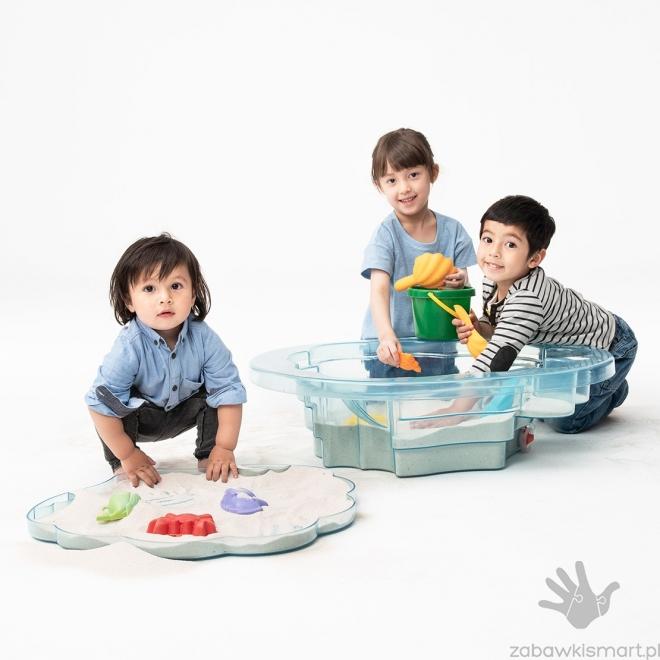 Stolik z akcesoriami do piasku i wody- Sand and water clam Weplay - obrazek 3