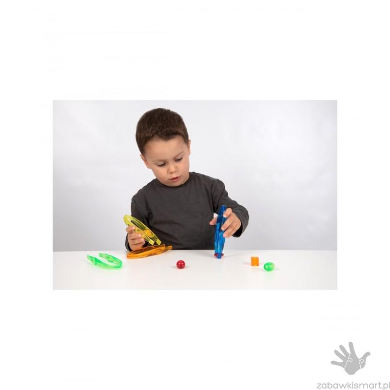 Półprzezroczyste kolorowe pęsety TickiT- zestaw 12 szt. - obrazek 3