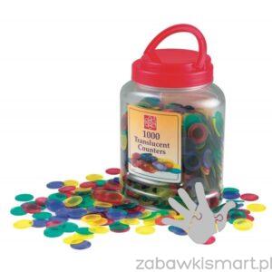 Przezroczyste liczmany EDX- zestaw 500 szt.