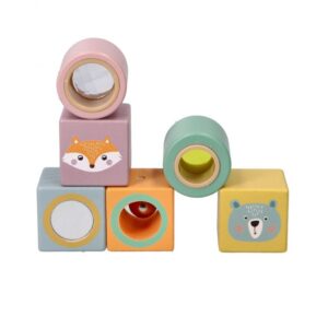 Drewniane klocki Odkrywców do rączki- Adam Toys