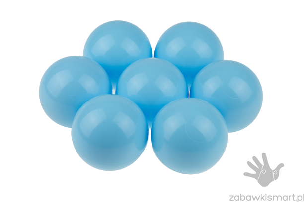 Piłeczki do suchego basenu- Ø 7 cm (jasnoniebieskie)