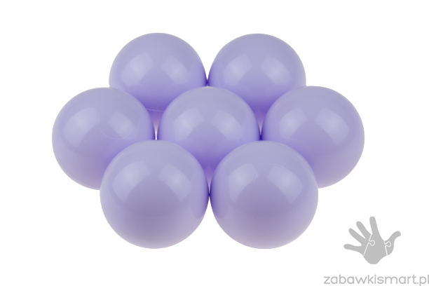 Piłeczki do suchego basenu- Ø 7 cm (jasnofioletowe)