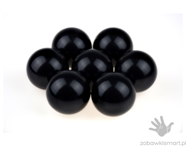 Piłeczki do suchego basenu- Ø 7 cm (czarne)