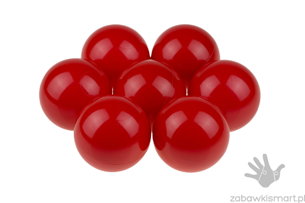 Piłeczki do suchego basenu- Ø 7 cm (czerwone)