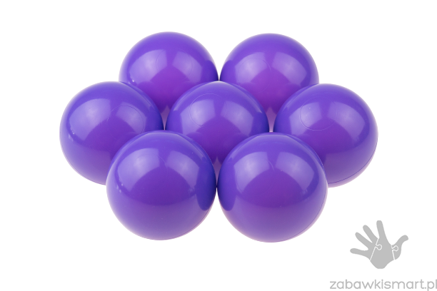 Piłeczki do suchego basenu- Ø 7 cm (fioletowe)