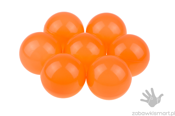Piłeczki do suchego basenu- Ø 7 cm (pomarańczowe)