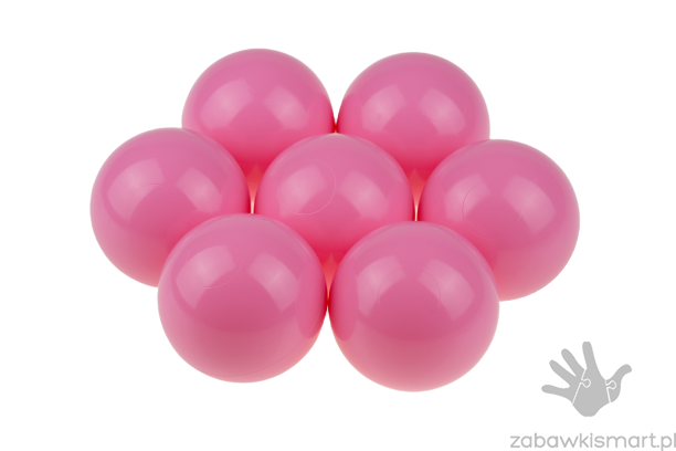 Piłeczki do suchego basenu- Ø 7 cm (różowe)