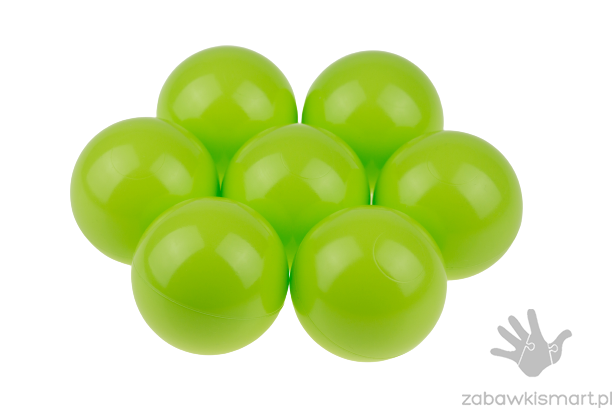 Piłeczki do suchego basenu- Ø 7 cm (seledynowe)