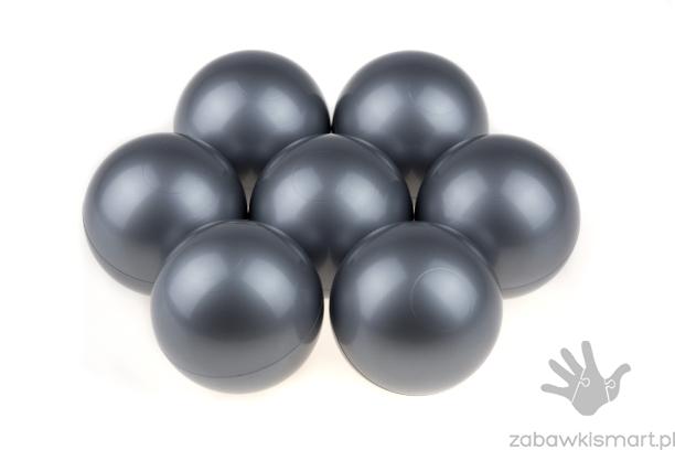 Piłeczki do suchego basenu- Ø 7 cm (srebrne)