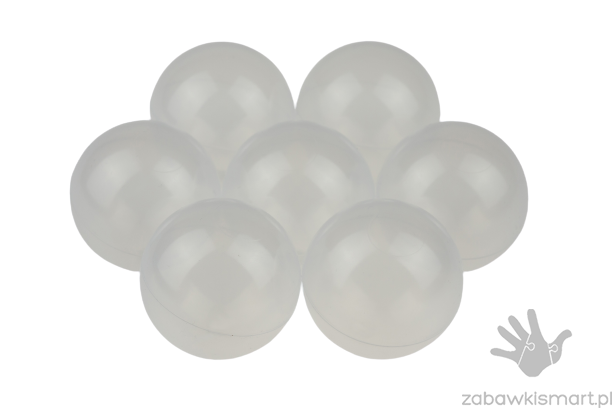Piłeczki do suchego basenu- Ø 7 cm (transparentne)