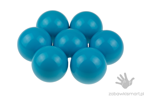 Piłeczki do suchego basenu- Ø 7 cm (turkusowe)