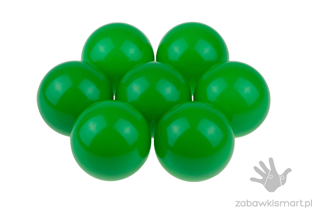Piłeczki do suchego basenu- Ø 7 cm (zielone)