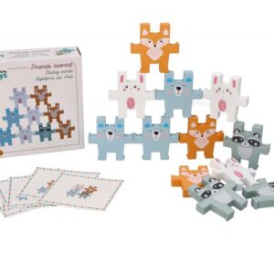 Układanka piramida zwierząt- Adam Toys