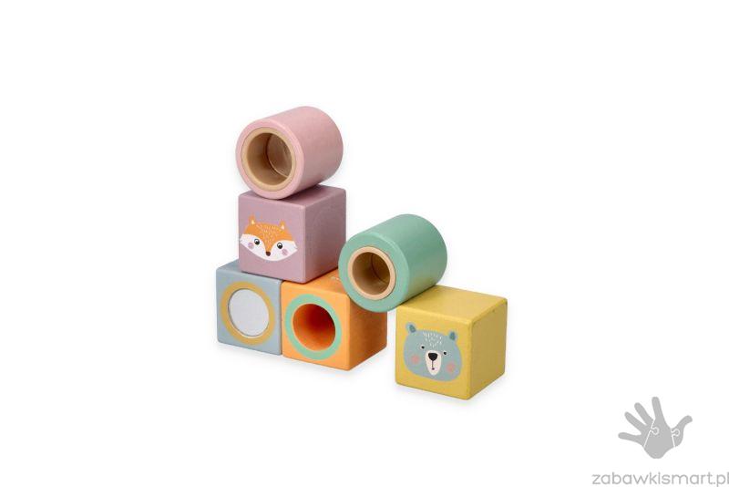 Drewniane klocki Odkrywców do rączki- Adam Toys - obrazek 2