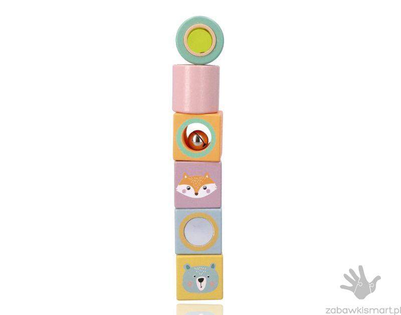 Drewniane klocki Odkrywców do rączki- Adam Toys - obrazek 4