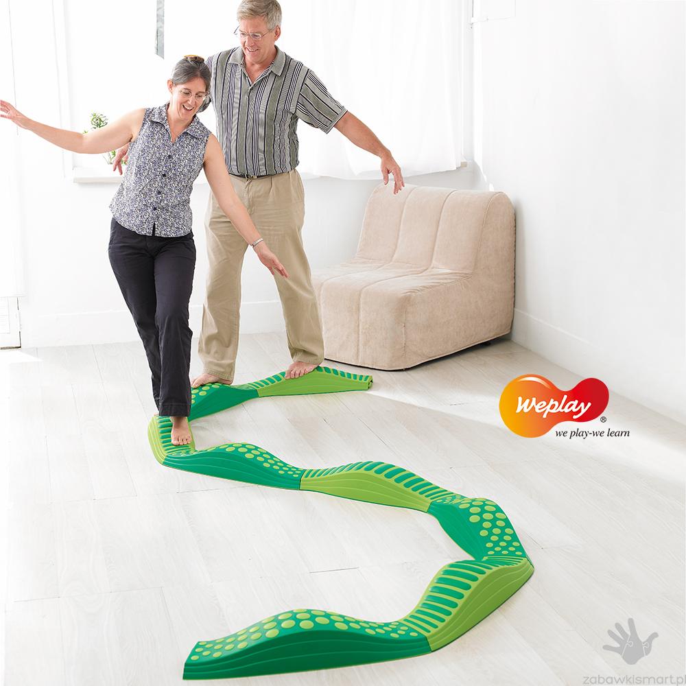 Ścieżka sensoryczna "Zielone Fale" Weplay Senior- 8 elementów