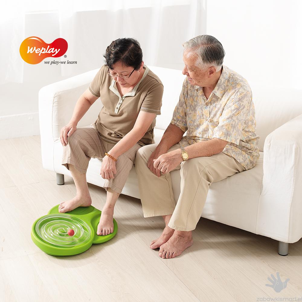 Deska do balansowania i ćwiczenia równowagi z labiryntem- Weplay Senior