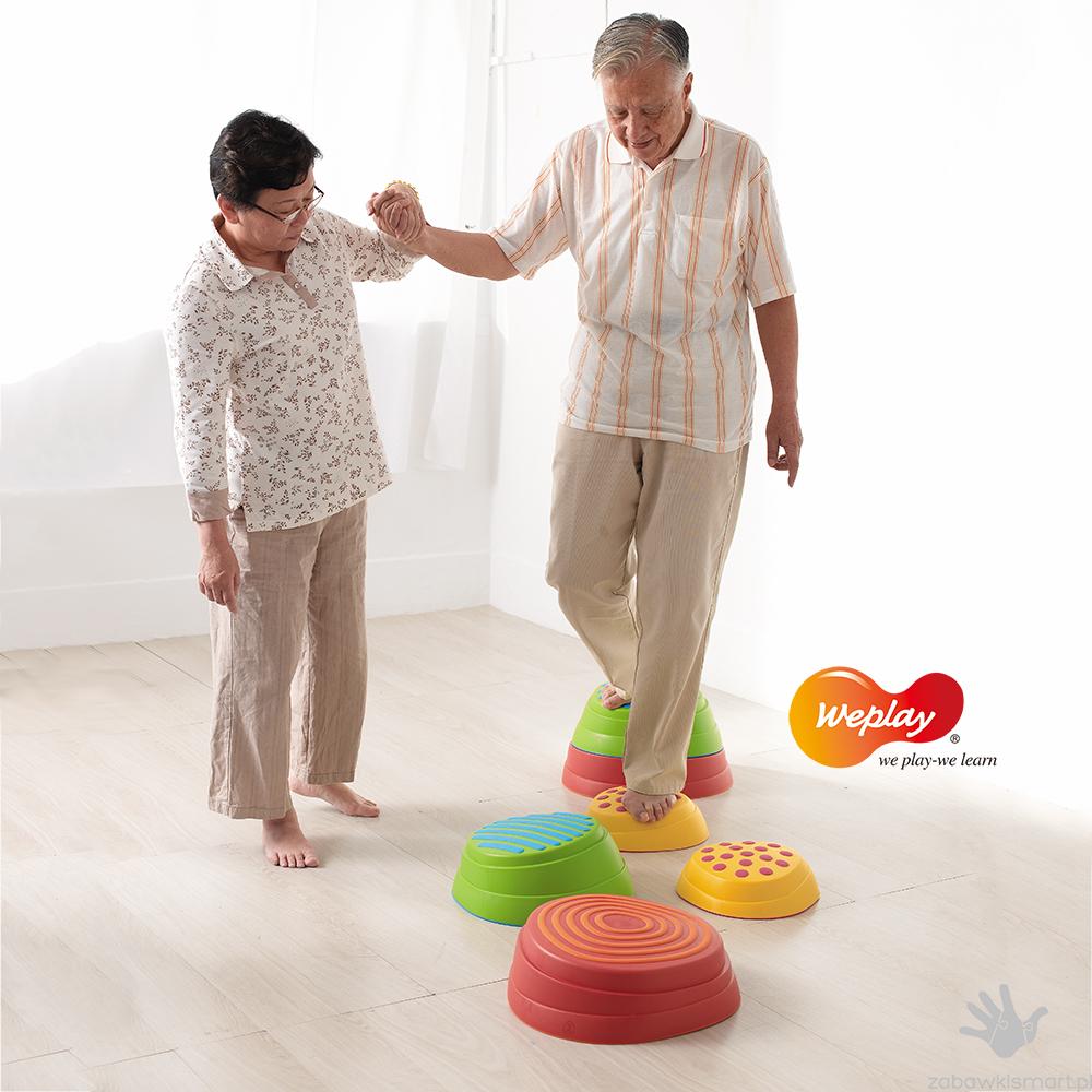 Tęczowe kamienie sensoryczne Weplay Senior