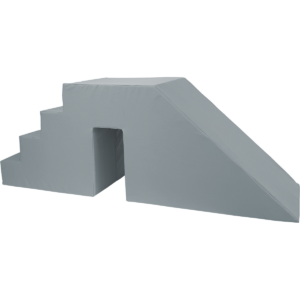 Schody ze zjeżdżalnią do suchego basenu (wysokość 45 cm)- ekoskóra