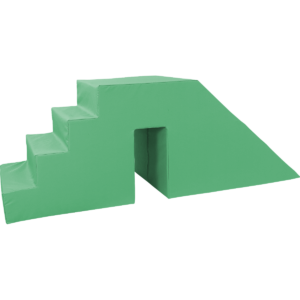 Schody ze zjeżdżalnią do suchego basenu (wysokość 60 cm)- ekoskóra