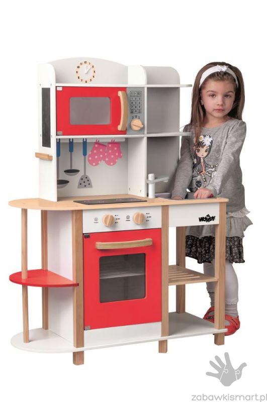 Duża kuchnia czerwona- Woody