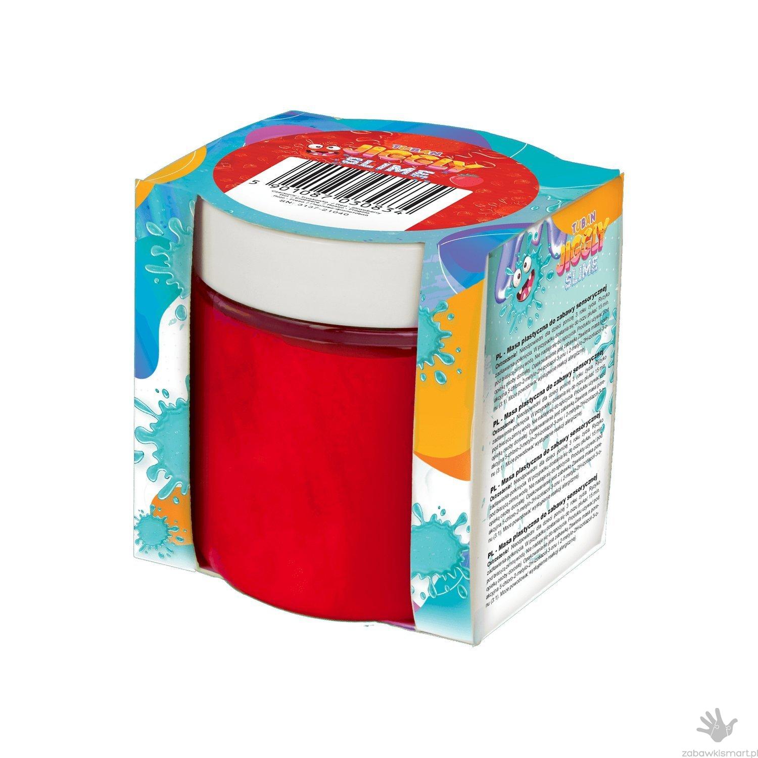 JIGGLY SLIME TUBAN- truskawka 100g