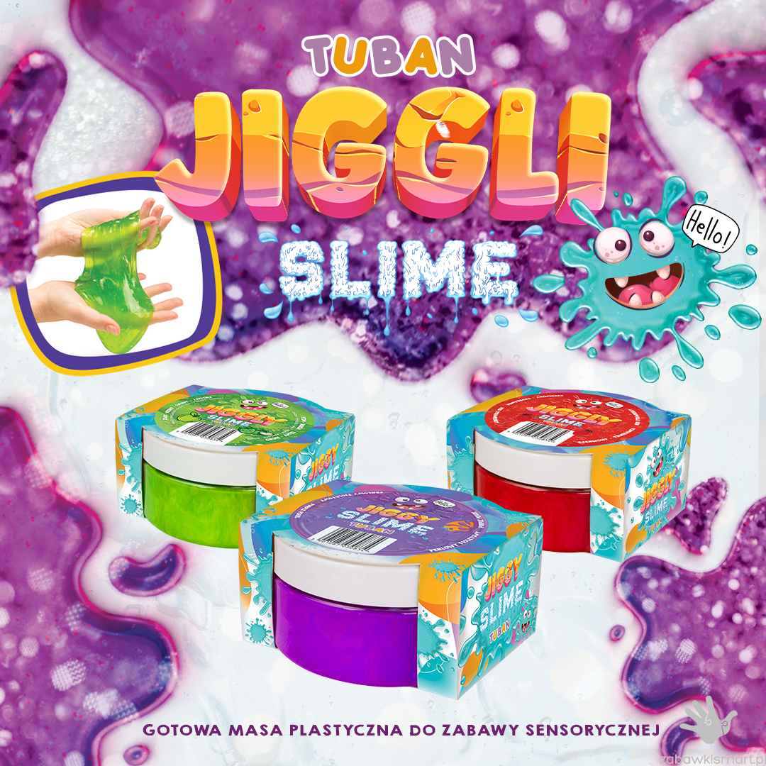 JIGGLY SLIME TUBAN- jabłko 500g - obrazek 2