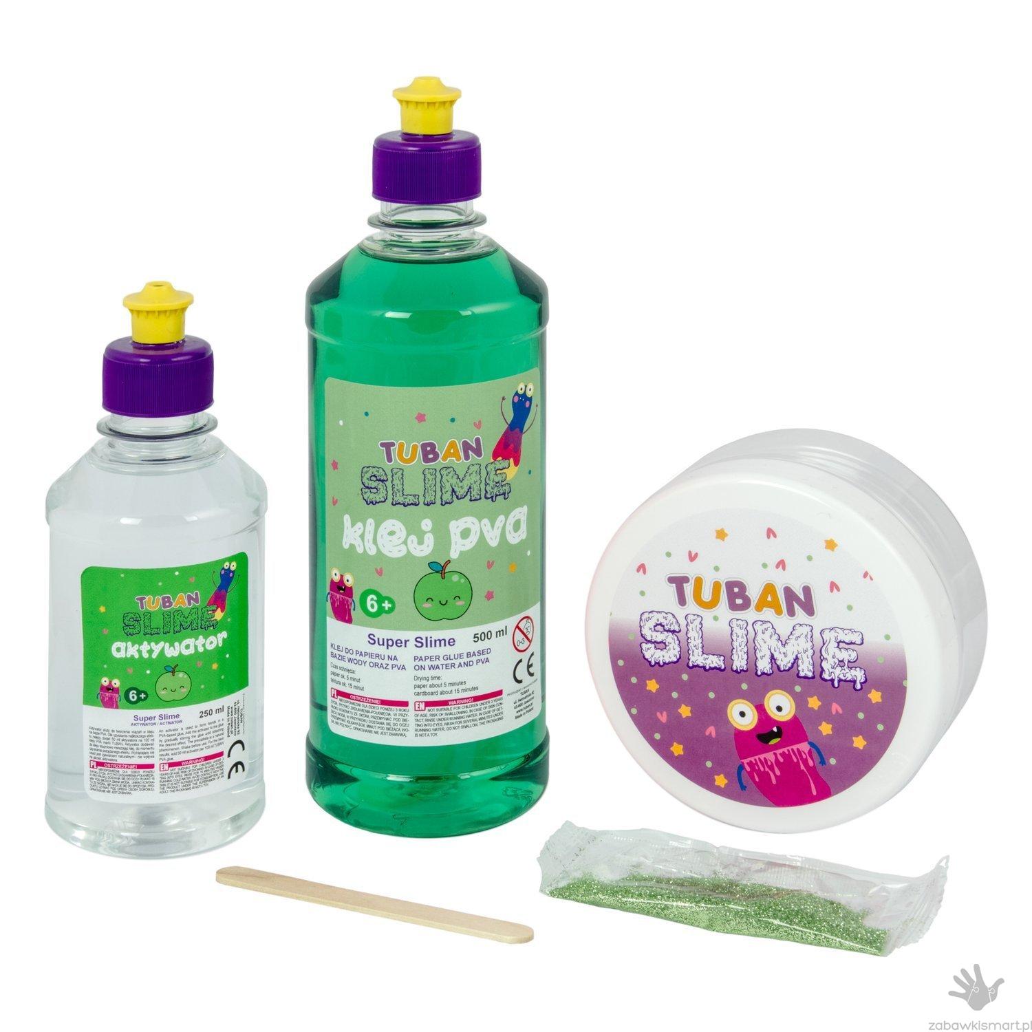 Zestaw XL Super Slime TUBAN- jabłko - obrazek 2