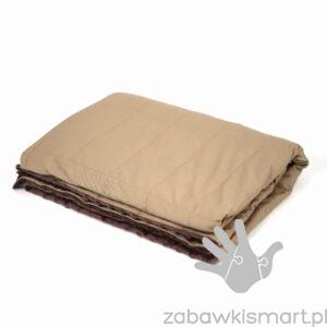 Kocyk- Obciążony ELEGANT beżowy 120 x 180 (wypełnienie- granulat szklany)