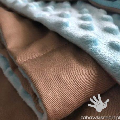 Kocyk- Obciążony ELEGANT beżowy 110 x 170 cm (wypełnienie- żwirek naturalny)