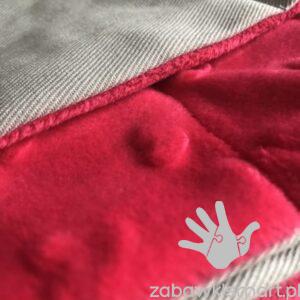 Kocyk- Obciążony ELEGANT jasny szary 110 x 170 cm (wypełnienie- granulat szklany)