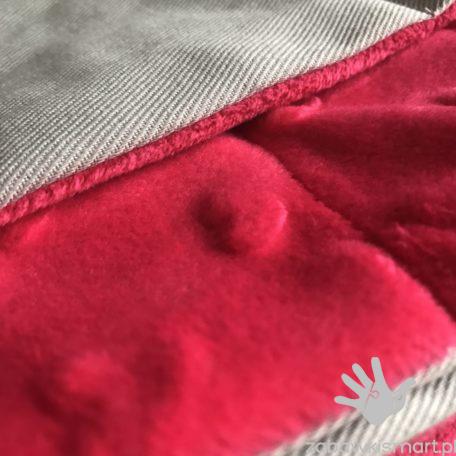 Kocyk- Obciążony ELEGANT jasny szary 110 x 170 cm (wypełnienie- żwirek naturalny)