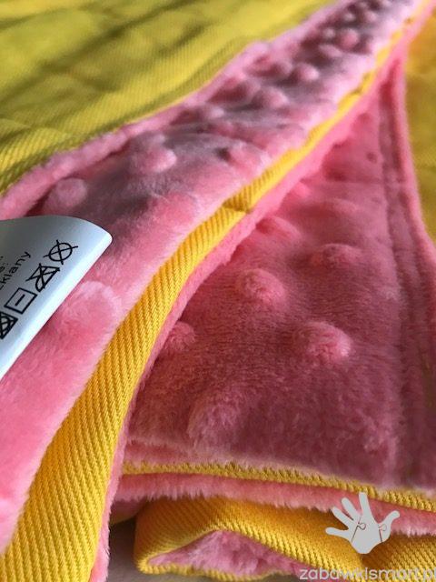 Kocyk- Obciążony ELEGANT żółty 110 x 170 cm (wypełnienie- żwirek naturalny)