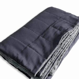 Kocyk- Obciążony ELEGANT ciemny szary 120 x 180 (wypełnienie- granulat szklany)